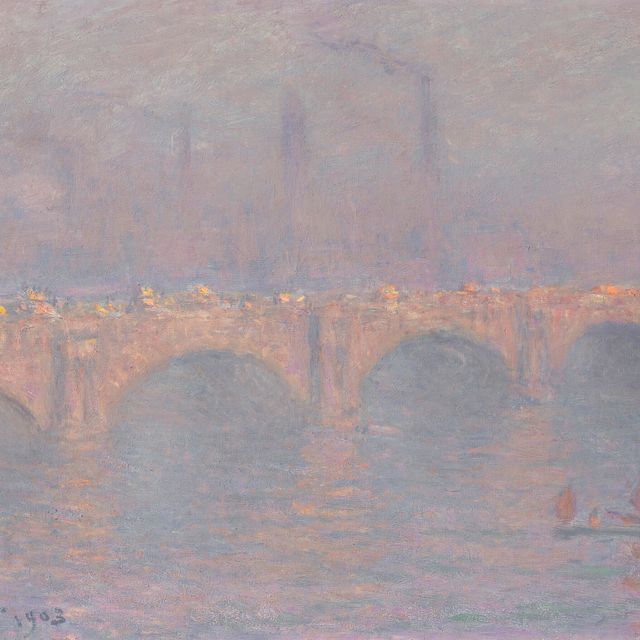 Claude Monet — Мост Ватерлоо, солей вуаля