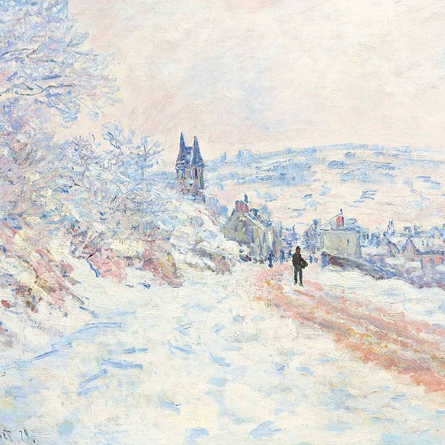 Claude Monet — Ветровая дорога, эффект соседства