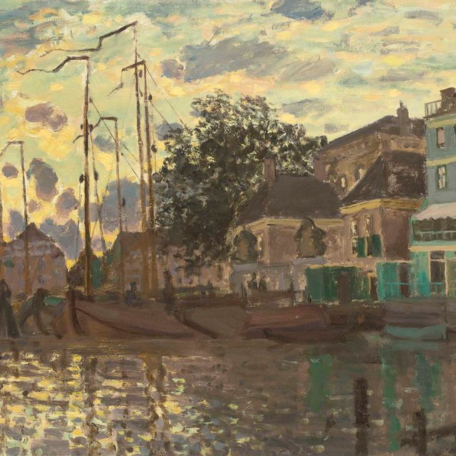 Claude Monet — Дама в Заандаме, званый вечер
