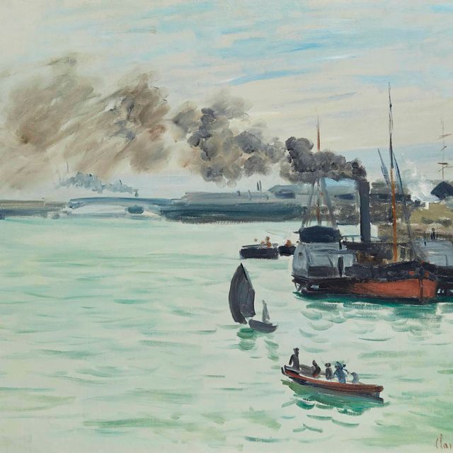 Claude Monet — Вид из порта