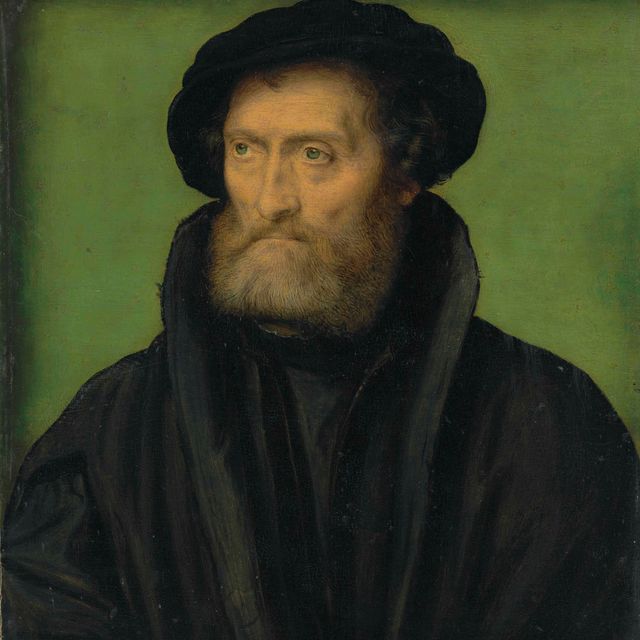 Corneille — Портрет купца, традиционно идентифицируемого как Теодор Беза (1519-1605)