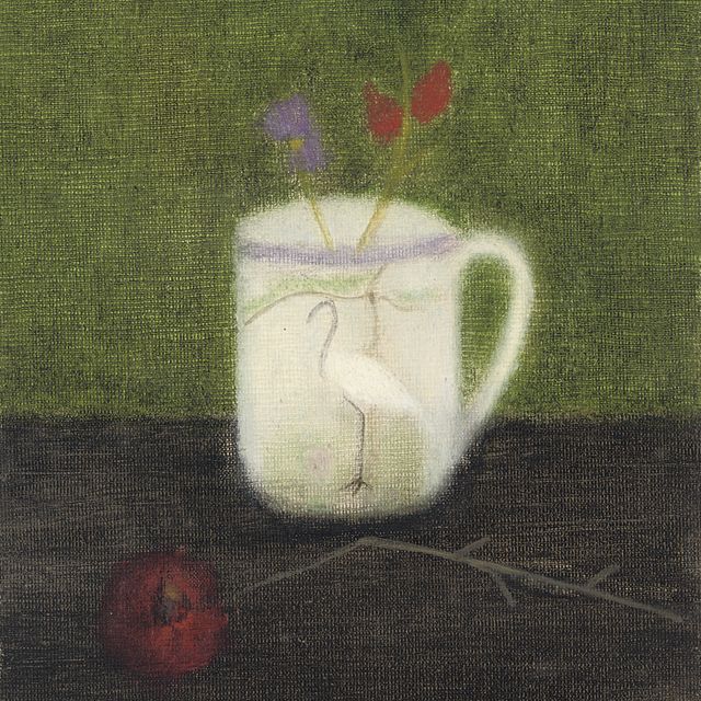 Craigie Aitchison — Цветы в кружке