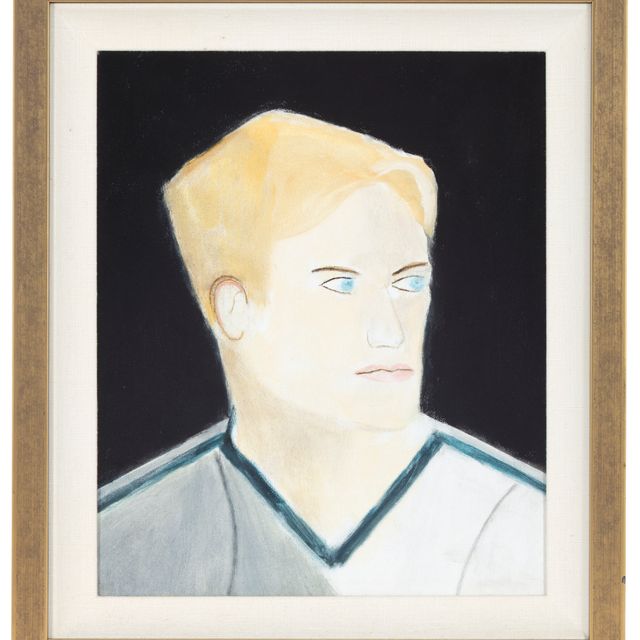 Craigie Aitchison — Портрет светловолосого мальчика