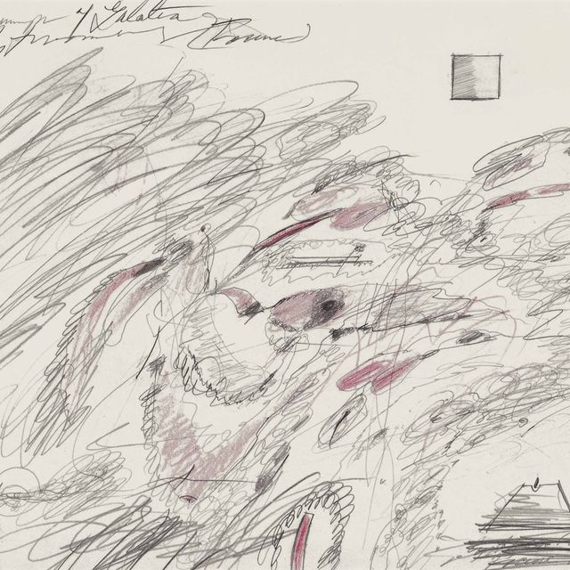 Cy Twombly — Триумф Галатеи