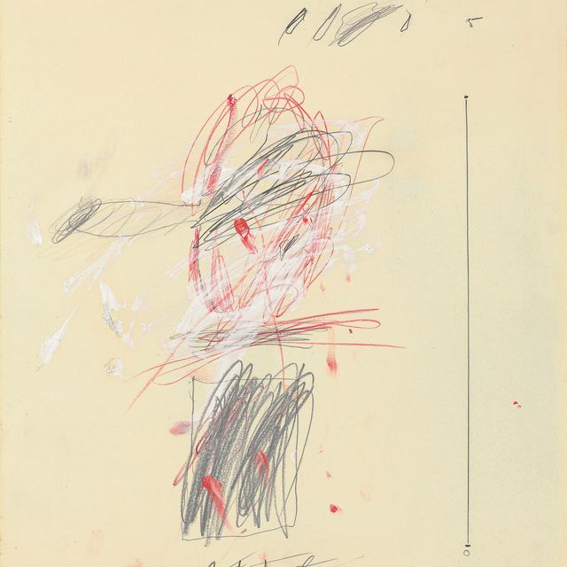 Cy Twombly — Авторитратто (автопортрет)