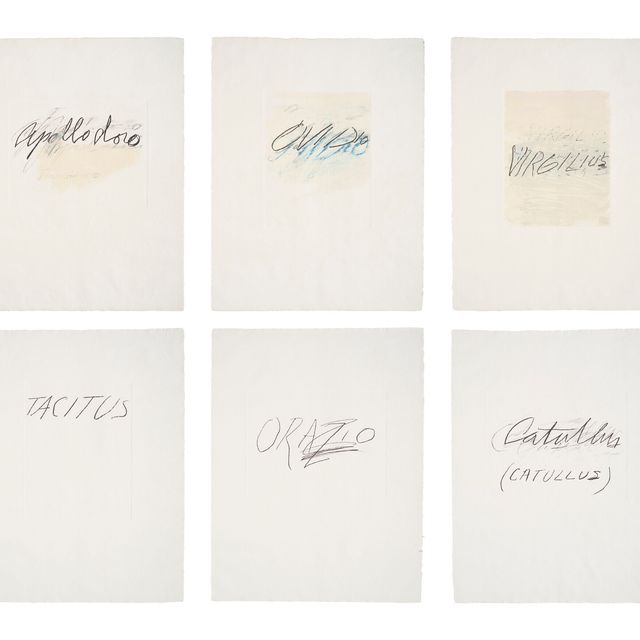 Cy Twombly — Шесть латиноамериканских писателей и поэтов