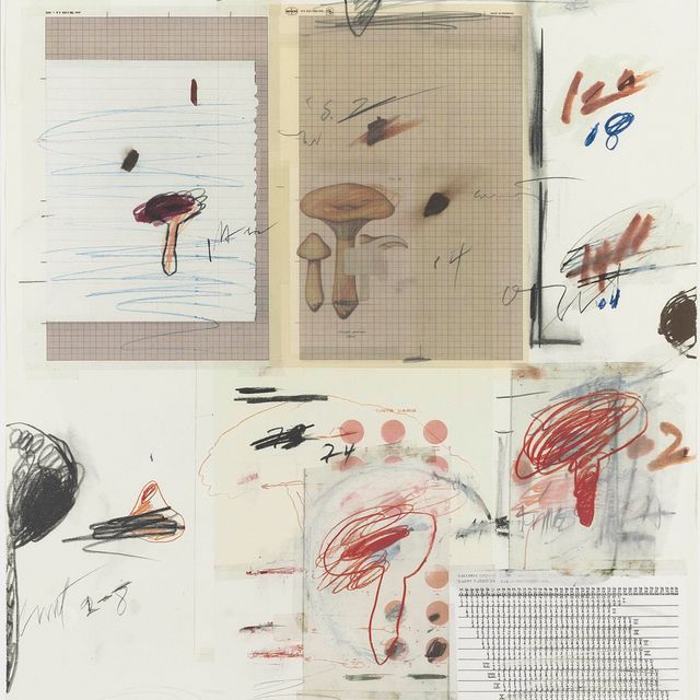Cy Twombly — Грибы IV, из: Естественная история, часть I (Бастиан, 45 лет)