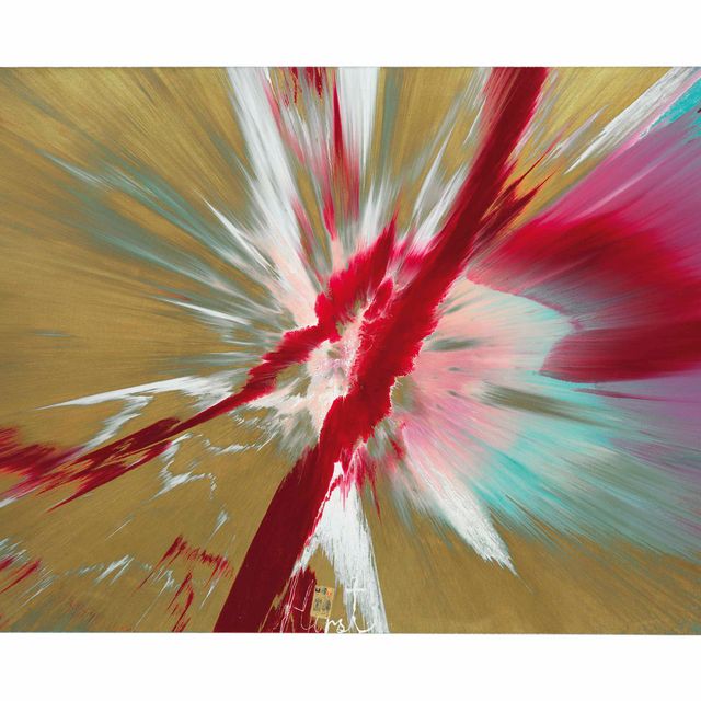 Damien Hirst — Прекрасная кровоточащая рана на картине "Материализм денег"