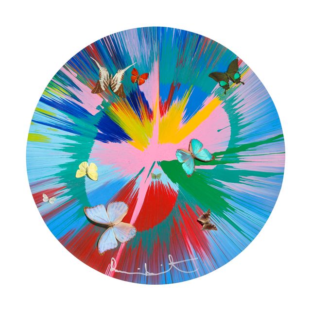 Damien Hirst — Красивые, Прелестные Вещи, От Которых Я Чувствую Себя Такой Сладкой, Как Благотворительная картина из Сахарной Ваты (С бабочками).
