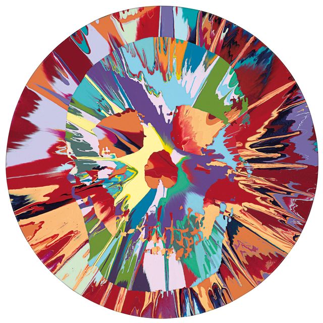 Damien Hirst — Прекрасная интенсивная живопись Helios Hysteria (с дополнительной внутренней красотой)