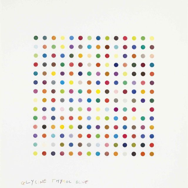 Damien Hirst — Глицин-тимоловый синий