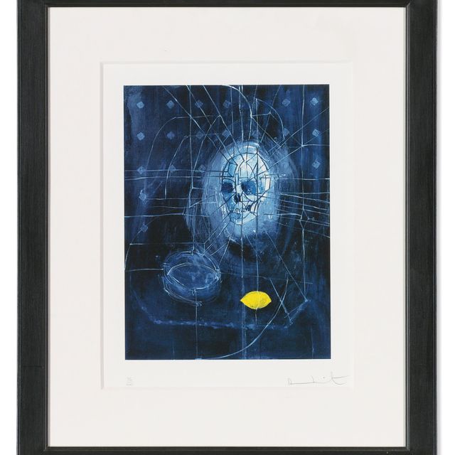 Damien Hirst — Череп с пепельницей и лимоном