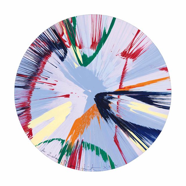 Damien Hirst — Вращающаяся живопись