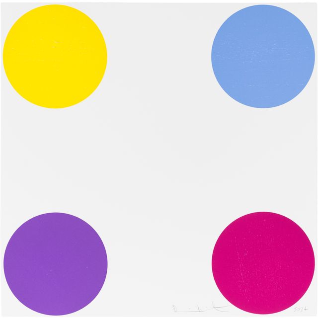 Damien Hirst — Мальтогексаоза, из 40 гравюр на дереве