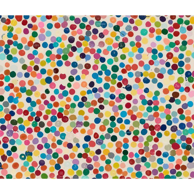 Damien Hirst — 3928. Отталкиваясь ногами от Валюты