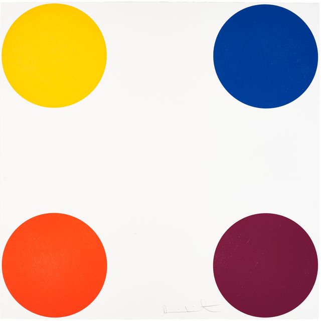 Damien Hirst — Норлейцин, из 12 гравюр на дереве