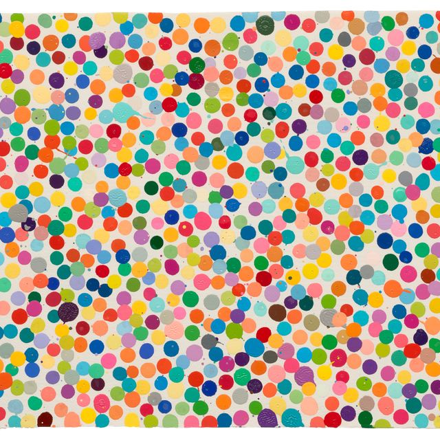 Damien Hirst — 3688. Ваши колеса вращаются, начиная с: Валюты