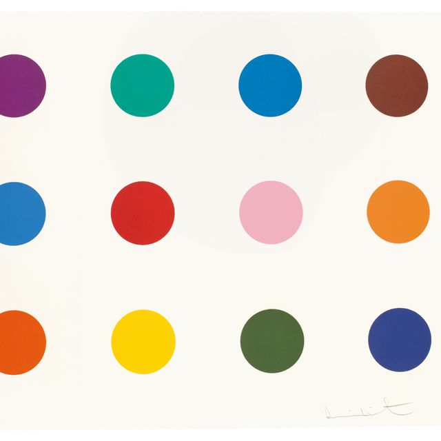 Damien Hirst — Изованиллин, из 40 вырезанных на дереве пятен