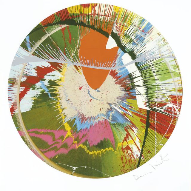 Damien Hirst — Прекрасная, Галактическая, взрывающаяся трафаретная печать