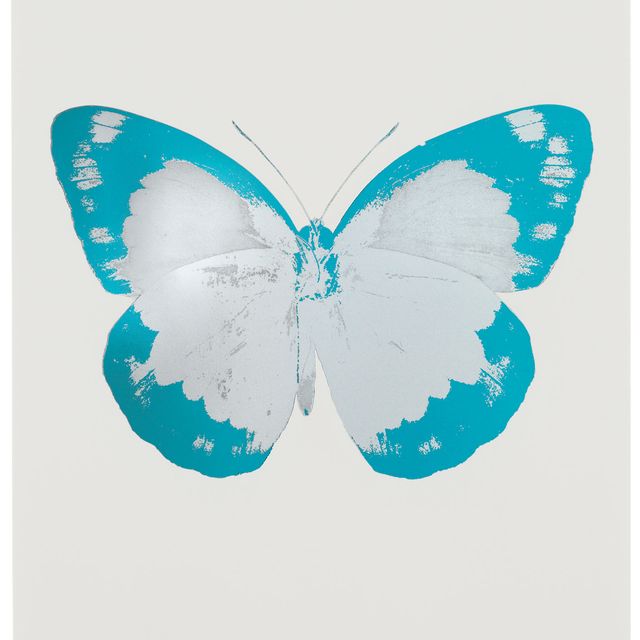 Damien Hirst — The Souls II - Серебристый блеск/Топаз/Слепое изображение