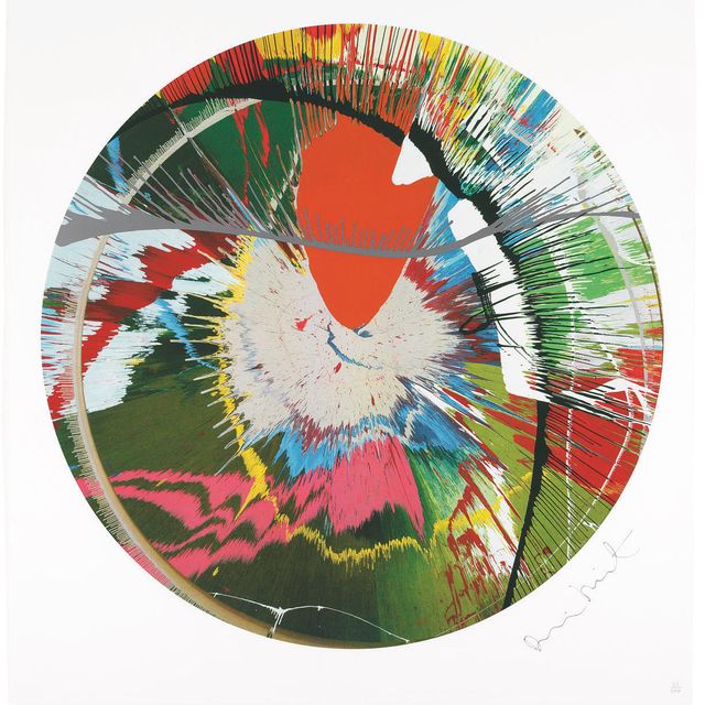 Damien Hirst — Прекрасная, Галактическая, взрывающаяся трафаретная печать