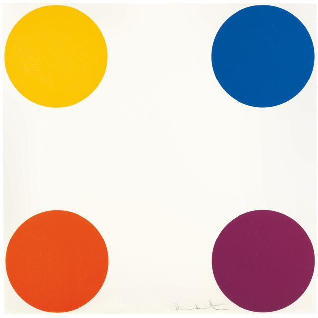 Damien Hirst — Норлейцин, из 12 гравюр на дереве