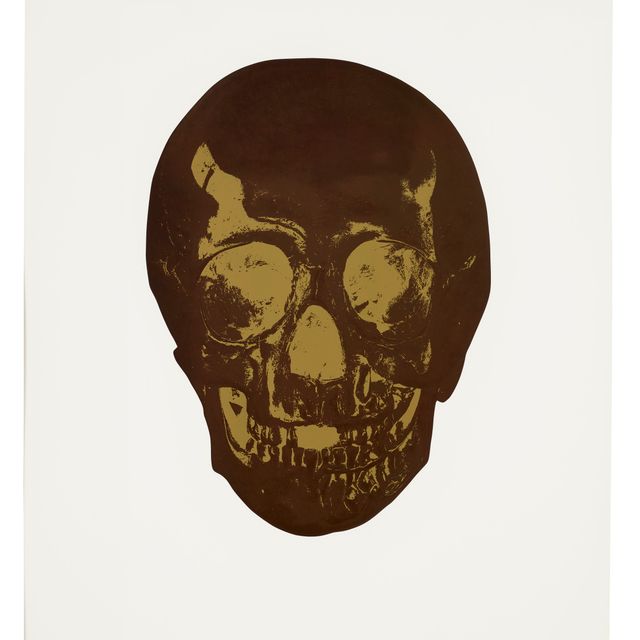 Damien Hirst — Мертвый (Шоколадный / Восточный золотой череп)