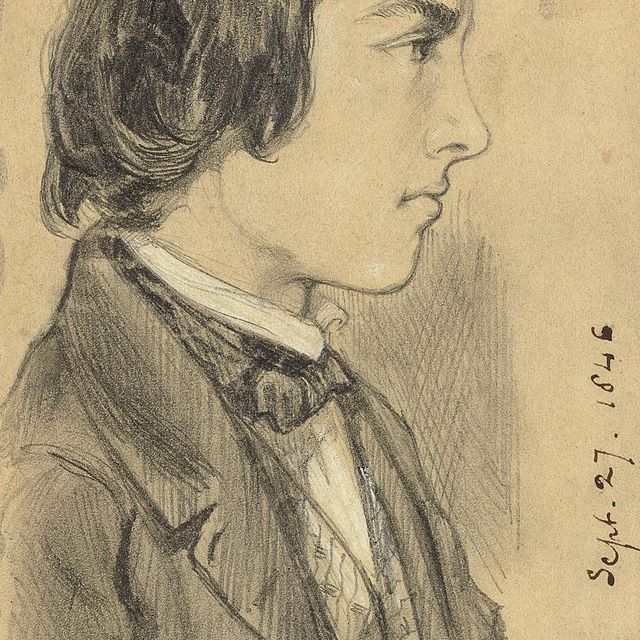 Dante Gabriel Rossetti — Портрет Уильяма Майкла Россетти