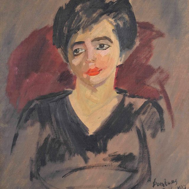 David Bomberg — Портрет дамы