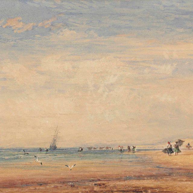 David Cox — На песках, Булонь, Франция