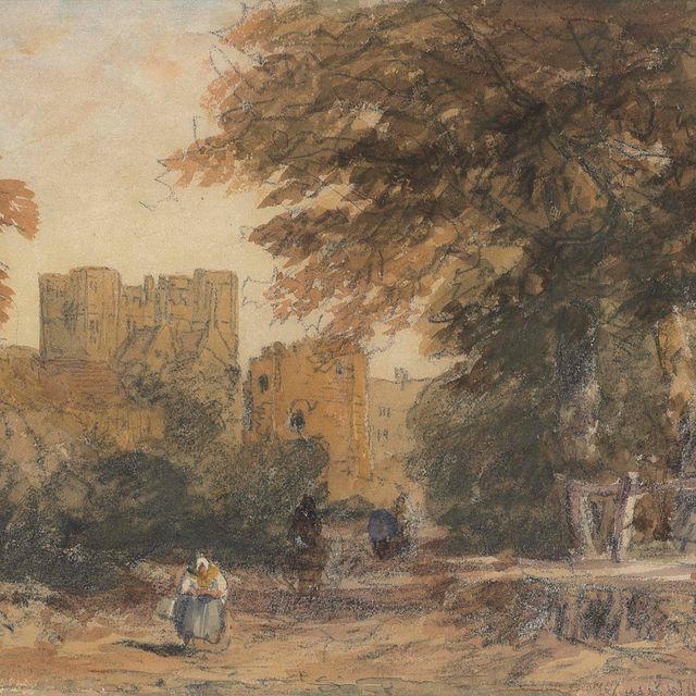 David Cox — Замок Кенилворт, графство Уорикшир