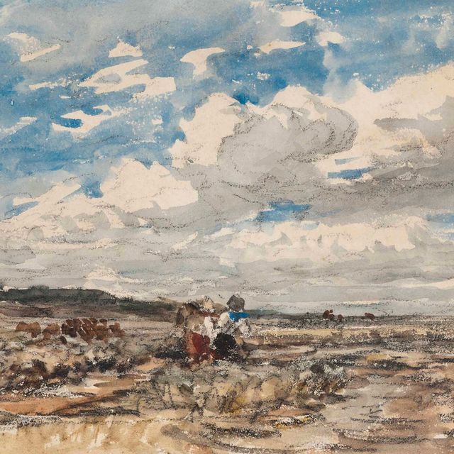 David Cox — Фигуры на болотах