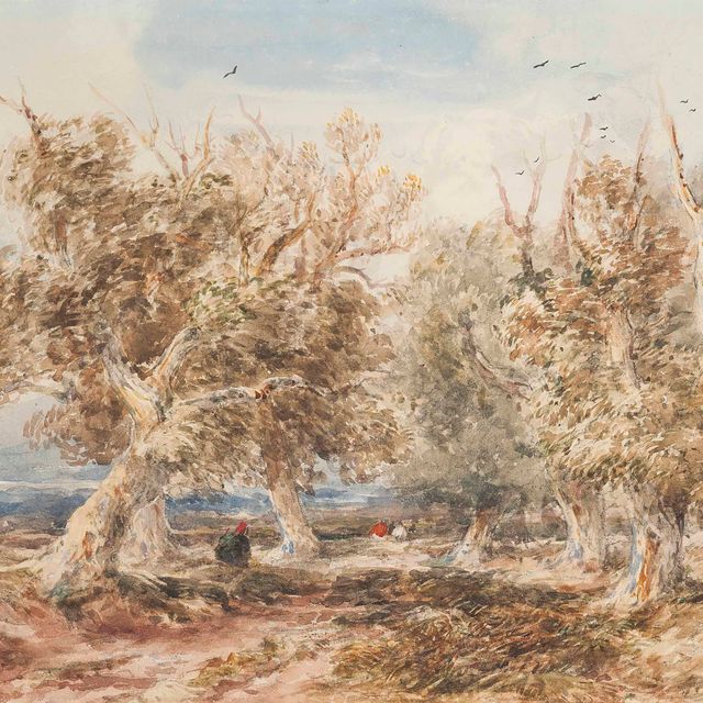 David Cox — На опушке леса