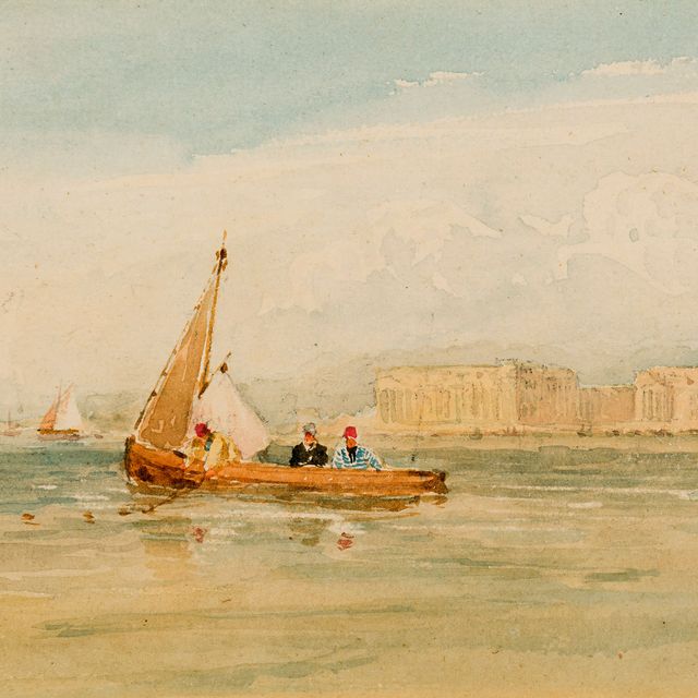David Cox — На берегу Темзы в Гринвиче