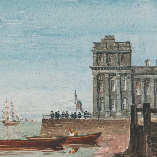 David Cox — Старая таможня, Гринвич