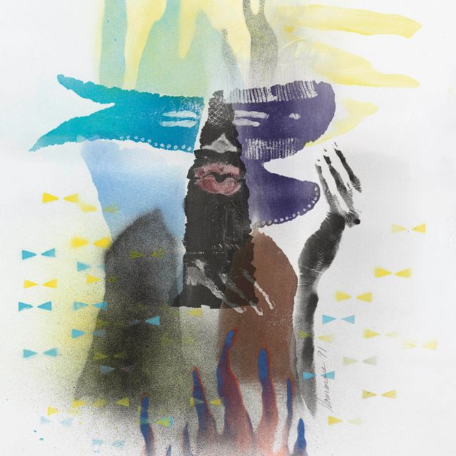 David Hammons — Без названия (телесный принт)
