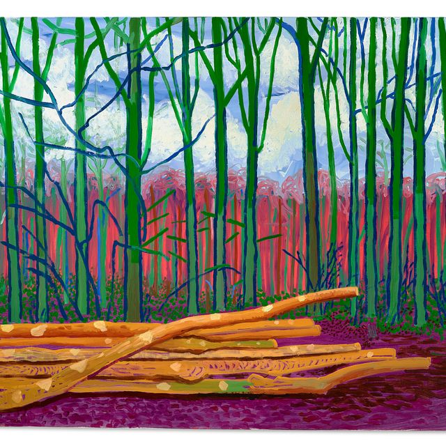 David Hockney — Поваленные деревья