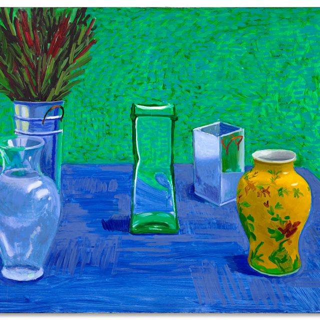 David Hockney — Четыре пустые вазы
