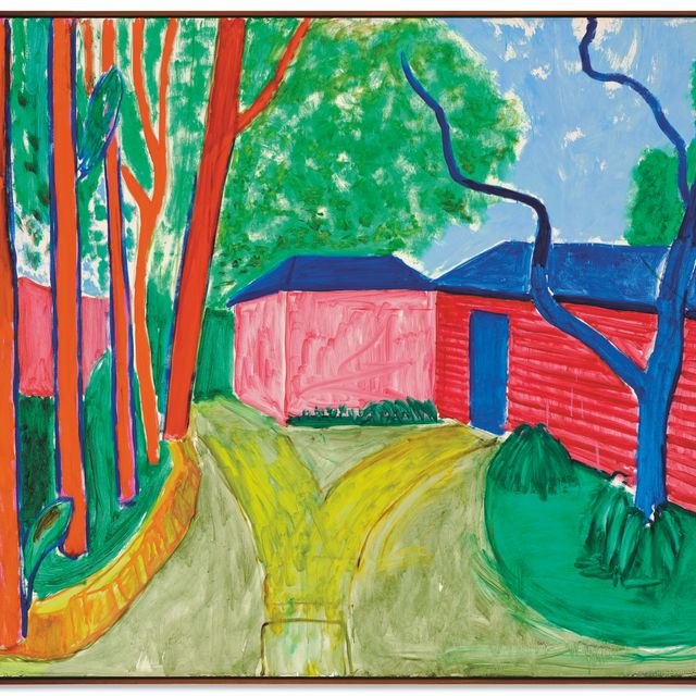 David Hockney — Сад гостевого дома
