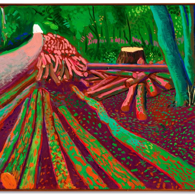 David Hockney — Еще больше древесины из Уолдгейта, 13 октября 2009 года