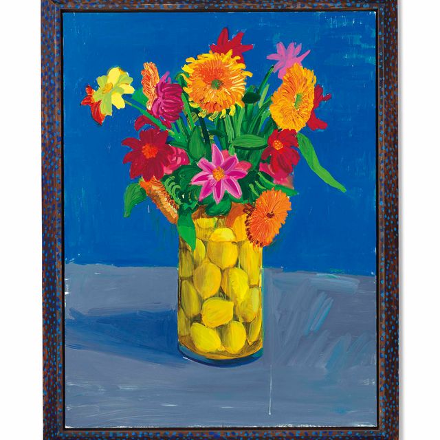 David Hockney — Цветы, присланные в подарок