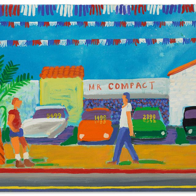 David Hockney — Бульвар Санта-Моника