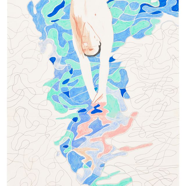 David Hockney — Этюд для олимпийского плаката