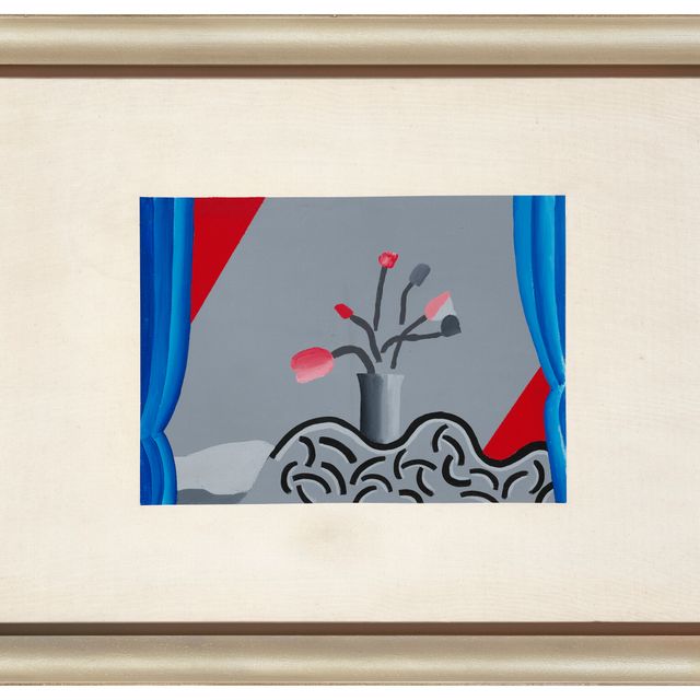 David Hockney — Натюрморт (Цветы)