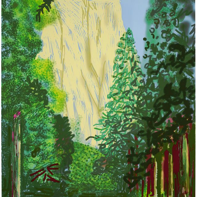 David Hockney — Йосемити II, 16 октября 2011