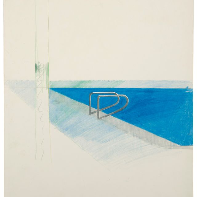 David Hockney — Лестница для плавательного бассейна