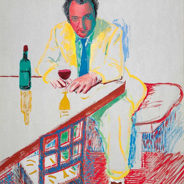 David Hockney — Портрет Питера Лэнгана в Лос-Анджелесе