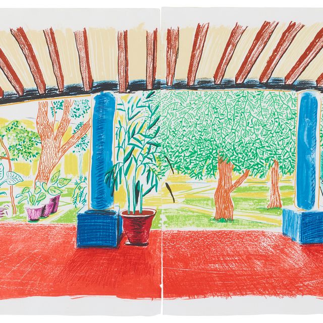 David Hockney — Отель "Акатлан": Первый день после переезда в центр внимания