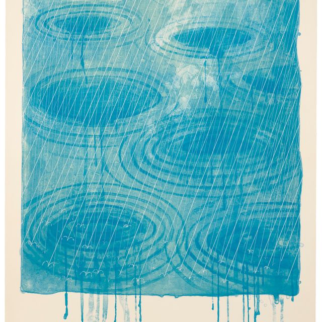 David Hockney — Дождь, из серии "Погода"