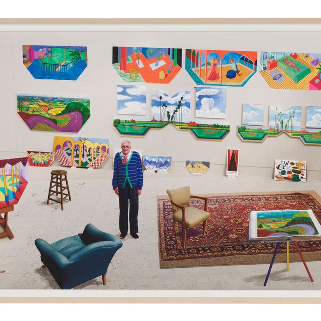 David Hockney — В студии, декабрь 2017 года